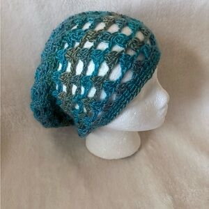 Crochet Slouchy hat - festivals, beach, summer